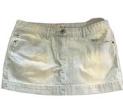 COTTON ON • White-Washed Denim Skirt • Size 10