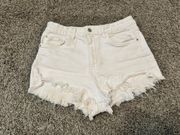 white denium shorts