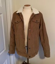 Corduroy Sherpa Jacket