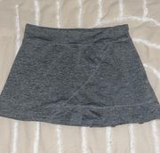 gray tennis skirt