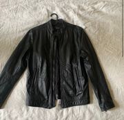 Leather Race Jacket