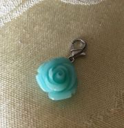 Authentic Origami Owl Aqua Rose Dangle