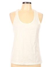 Theory size large cream color twist back tank