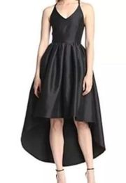 RARE!! Gracia Black open back High-low Formal Dress