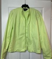 Peck & Peck green blazer