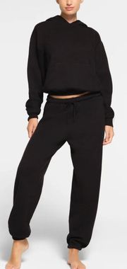 NWT  Cotton Fleece Joggers Onyx Size M