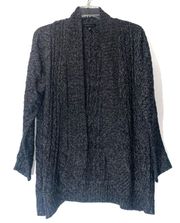 Open Front Sweater Cardigan Gray Women’s Medium