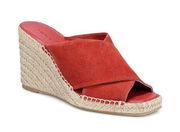 Vince Gaelan Suede Espadrille Wedge Slide Sandals Sz 9