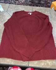 brand burgundy sweater