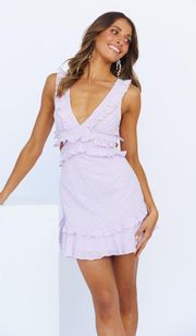Lilac Cutout Dress