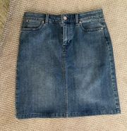 NWT Talbots denim skirt