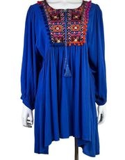Velzera Boho Blue Dress