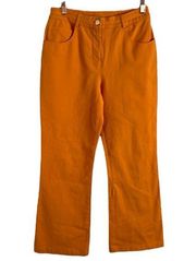 VTG St. John Sport by Marie Grey Orange High Rise Jeans. Size 6