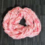 Merona Pink Chevron Infinity Scarf, NWT