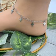 Stainless Steel Cross anklet