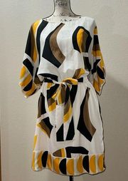 NY& CO PARTY DRESS ABSTRACT TUNIC