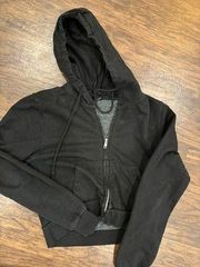 Brandy Melville Black Zip Up