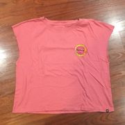 Hurley CIRCLE CHECK FLOUNCY tank top Color Pink