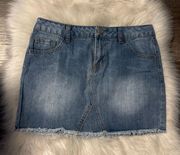 Denim Mini Skirt