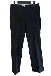 CHICOS HIGH WAISTED BLACK ANKLE TROUSER PANTS