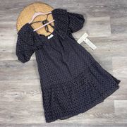 Nwt happy X nature kate Hudson solara eyelet mini dress