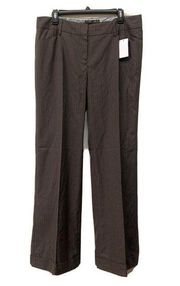 Vertigo Women Plus Size 14 Multicolor Charcoal Pinstripe Cuffed Dress Pants