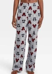 Mickey Mouse Plaid Pajama Pants Christmas Soft