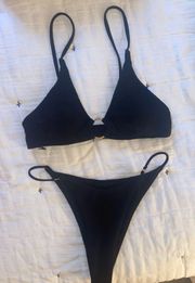 SheIn Black Bikini Set