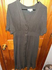 Love Riche brand button up linen dress