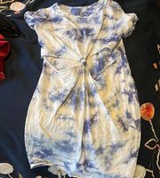 Open tie dye dress