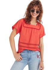 Madewell Eyelet Angelica Top