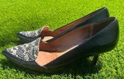 Coach Color Block snake print Zayley Heels‎ 8b