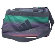 Multicolor Rainbow Striped Duffle Gym Sport Bag