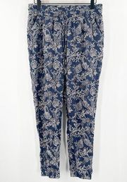 LUCKY BRAND Joggers Size Extra Small Pants Blue Comfy Casual Boho Bohemian