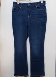 NWT Chaps Kick Flare Ankle Length Slimming Fit Jean Size 8/29 See Description