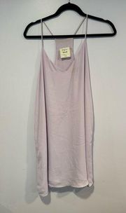 Purple slip dress