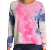 Gibson crew neck tie dye sweatshirt sweater