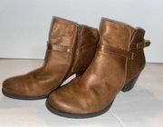 BareTraps Rylen Side Zip Zipper Ankle Boot Bootie Faux Leather Size 9