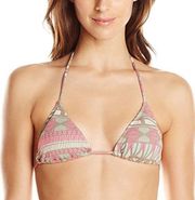 Eberjey Geo Weave Gisele triangle bikini top