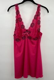 Torrid Babydoll Nightgown Lingerie Lace Bodice V Neck Sleeveless Womens Size 12