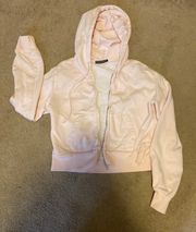 Brandy Melville pink crystal hoodie