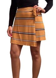 . Yellow Striped Skirt