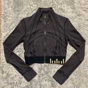 Lululemon NWOT  Define Jacket Cropped *Gold/Black