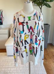 Chinatown Market We’re In This Together Sweater in Cream Size M