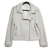 Max Studio Faux Shearling Moto Jacket - XL - NWT