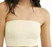 Free People Intimately Nina Bandeau Bra X-Small Strapless Daybreak Strapless