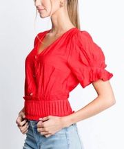 Puff sleeve blouse By Milk & Honey New