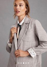 Pilcro by Anthropologie Blazer Jacket Natural Heather Size XXS