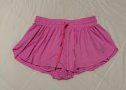 Amazon Pink  Athletic Flowy Shorts