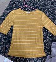 Mustard Yellow striped shirt